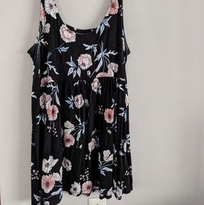 Torrid Floral Babydoll Tank Size 18/20 (Torrid 2)